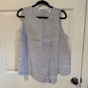 White Label The White Company Sleeveless Light Blue Women's Top